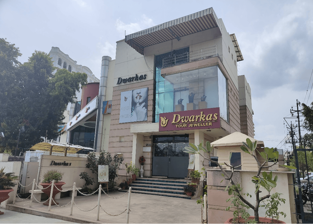 Dwarkas Jewellery showroom at 61-B Sardar Patel Marg, C-Scheme, Jaipur